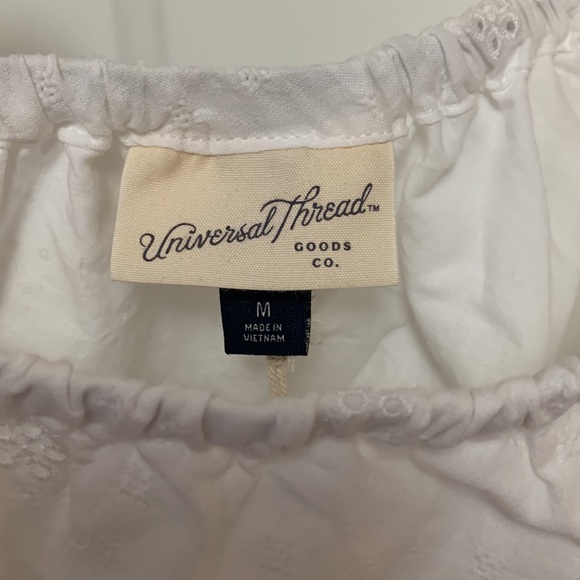 White off the shoulder crop top - Picture 3 of 3